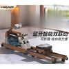 Hyde rowing machine home fitness trainer foldable paddling water smart hydromagnetic dual resistance equipment boat slip WR385S (imported red oak) flagship model