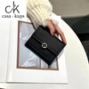Casa-kups wallet women's short 2025 new compact and exquisite high-end coin purse multi-card slot wallet large capacity wallet orange