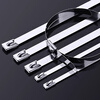 Deqi 304 stainless steel cable tie metal wire fixed cable 4.6*350mm 30 pieces/pack