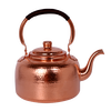 Copper Liufu copper kettle kettle old-fashioned household red copper pure handmade pure copper thickened retro large capacity 5L 3L large soup kettle hand-hammered copper original color model (gas open flame) 3L