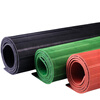 JUNLIYA insulating rubber mat non-slip floor mat power distribution room mat rubber rubber sheet 1m*3m*8mm green stripe 25KV