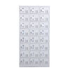 Hard hat storage cabinet 40 dust-free workshop factory employee locker shoe cabinet 24-door layered locker with locking roll cabinet information filing cabinet Thirty-two door locker (gray white) 0.9mm ultra-thick and durable