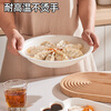 Xingfang Dumpling Plate Double-layer Drainage Plate Round Dumpling Plate with Vinegar Plate and Compartment Snack Plate