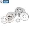 Guwanji 304 stainless steel thickened flat washer round gasket metal screw meson M2M3M4M5M6M8M10 5*12*2 (100 pieces)