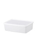 Large-capacity rectangular kitchen commercial fresh-keeping box plastic storage box refrigerator special food-grade transparent sealed box commercial thick and high maximum size 15 liters enhanced version single piece