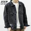 JEEP SPIRIT Jeep denim jacket men's jacket men's autumn and winter workwear high-end casual handsome American tops