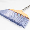Hasdick soft-bristle plastic broom, stainless steel long handle 8507 with three-section splicing rod, green HZL-53