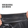 Bingyu BYQ-675 sanitation property thickened garbage bag large garbage bag black plastic bag 100*120cm flat mouth 100 pieces