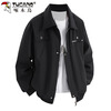 Woodpecker (TUCANO) Jacket Men's Jacket Men's Autumn and Winter Outdoor Lapel American Retro Loose Trendy Workwear Men's Black XL