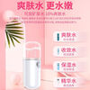 Essential for travel, hydrating instrument, nano sprayer, oxygen injection, portable facial moisturizing, small facial steamer, cold spray, handheld humidifying beauty instrument, pink