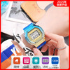 Retro style watch Casio flat alarm clock temperament Korean simple electronic watch men, women, students and children colorful multi-functional handsome niche couple waterproof black
