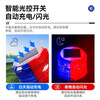 Minggu Solar Warning Light LED Magnetic Car Explosion Light Traffic Construction Car Night LED Ceiling Light Strong Magnetic Red and Blue Model