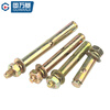 GUWANJI casing type expansion anchor, galvanized expansion screw, external expansion bolt, explosive screw expansion tube, M8x80, 20 pcs/pack