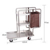 Baiyun multifunctional cleaning cart linen cart property shopping mall hotel hotel cleaning cart service cart cleaning chartered cart all stainless steel model