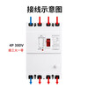 Shanghai People's DZ20LE plastic case leakage circuit breaker three-phase four-wire leakage protection switch 160A250A400A630A 160A 4p