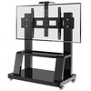 Complete new floor-standing TV stand with wheels, rotating, suitable for Hisense all-in-one vertical hanging trolley, 42-65 inches + horizontal and vertical screens can be switched