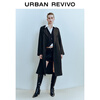 UR HOT 2025 new autumn women's simple temperament belt coat UWM150032