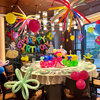 Dipur Magic Long Balloon Thickened Children's Birthday Party Decoration Scene Wedding Arrangement Fireworks Balloon 50 Pack