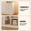 Jiuya package installation wardrobe bedroom home sliding door cream style combination cabinet practical wardrobe wooden large wardrobe 100*200*50 main cabinet