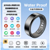 Jaturu smart ring AI ring with one-year warranty R99 new sleep health monitor obsidian black sports/heart rate/sleep/blood oxygen/2 9 (inner diameter 19.0mm)