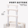 Bei Chuzhong suitcase 14-inch trolley case Spring Airlines 20x30x40 small travel password box that can be boarded on the plane without checking in, ivory white-14 inches, cup holder + USB charging port + detachable wheels, high-looking boarding case, suitable for short-distance business trips of 1 to 2 days