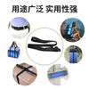 Befute packing strap buckle nylon thickened packing strap cargo strapping buckle strap buckle type 25*1.4 meters black 6 strips