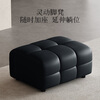 KUKA Full Green Leather Lawrence Feather Filled Backrest Sofa 1286 Glazed Jet Black Large Three-Seat 3.04m