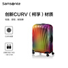 Samsonite Classic Shell Case Large Capacity Boarding Luggage Trolley Case Men's and Women's Fashionable Lightweight Suitcase Lockbox CS2 Neon Color - New Color Launched 20 Inches