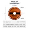 Jumeihong multifunctional cutting blade angle grinder emery tile metal marble wood cutting machine saw blade 2 pieces + 2 gaskets industrial grade composite multifunctional ceramic tile rock slab stone metal glass aluminum alloy woodworking dry slicing