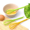 Yipinliang Creative Mini Manual Egg Beater Kitchen Mixer Cream Mixer Stirring Stick Baking Tool Yellow 1 Pack