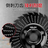 Delixi angle grinder polishing disc woodworking grinding disc hard wood wood peeling file wheel carving root carving tea tray shaping prick disc Black King Kong 100mm serrated type 1 piece