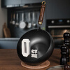 Kangbach big belly pot refined iron uncoated wok household small wok induction cooker gas universal 24cm
