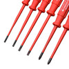 PB SWISSTOOLS Swiss imported screwdriver insulated thin rod cross-shaped high voltage resistant 1000V electrician professional flat mouth screwdriver set PB 5542 SL