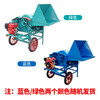 He Jiagong's new 136 double-drum rapeseed thresher, large-diameter wheat, soybeans, sorghum and sesame, multi-functional, single machine + pull-free diesel engine + wheels, double drum