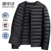Fei Zhongfei 90 velvet light down jacket for men and women, short, casual, thin liner, with winter warm and cold-proof jacket