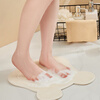 OEING Bath Back Rubbing Artifact Japanese Lazy Bathing Wall Sticker Back Does Not Ask for Help Strong Silicone Massage Pad Back Brush Massage/Non-Slip Silicone Back Rubbing Pad - Beige