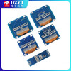 12864 screen 0.96 inch OLED display module 0.91 1.3 inch 1.54 inch LCD screen 6/7 pin IIC/SP 0.96 inch white 1306 driver 4 buttons
