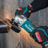 Makita power tool DGA518 brushless angle AWS angle grinder 125mm grinder 18V rechargeable lithium battery DGA518 5.0AH dual battery fast charge