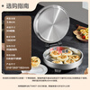Liven Xiaogangren stainless steel electric pancake pan household 0-coated 38mm deepened 1800W double-sided heating electric pancake pan uncoated electric frying pan breakfast machine LR-B3097