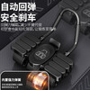Abdominal Wheel Six-Wheel Four-Wheel Automatic Rebound Fitness Equipment Home Abdominal Muscle Equipment Roll-Up Slider Training Assistant Six-Wheel Black Comes with Kneeling Mat