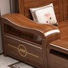 Yangyi walnut solid wood sofa combination modern Chinese style living room winter and summer dual-purpose imperial concubine storage wood furniture 1208