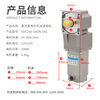 Yue Changsheng 12V DC motor 24V reduction motor right angle hollow 200W forward and reverse high torque speed regulating gear motor reduction ratio 40K (0-45 revolutions per minute) Zhongshi (24V) motor + speed regulator
