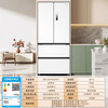 Hualingmei's magic machine 521L French multi-door 60cm ultra-thin zero-embedded refrigerator dual system first-class energy efficiency dual frequency conversion air-cooled frost-free HR-547WUFPZ national subsidy