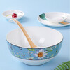 Tao Yuan Meng Blossoms Bowls and Plate Tableware Sets Light Luxury Household Tableware Gift Boxes