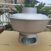 Gaoxian old-fashioned earthen hot pot, old Beijing mutton-shabu-shabu pot, extra thick aluminum alloy stove, Chinese-style household charcoal hot pot, thickened size, suitable for 5-7 people, 35cm