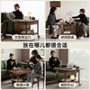 Continue writing furniture mobile side table black walnut trolley small apartment living room small coffee table solid wood sofa corner table