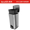 Huixiang Jingdong Industrial's own brand stainless steel pedal trash can 30L office hotel lobby elevator entrance commercial trash can