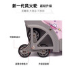 Jingshang's new three-wheeled stair-climbing trolley schoolbag, large-capacity trolley case for primary and secondary school students, blue starry sky
