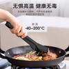 Fantasy thick-skinned orange food tongs barbecue tongs kitchen grilled steak tongs barbecue tools black food tongs