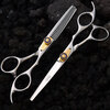 EDWARD professional hairdressing scissors bangs scissors flat scissors hair salon home professional thinning scissors tool set C45 high screw flat scissors set